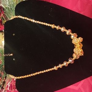 Tan beaded necklace
